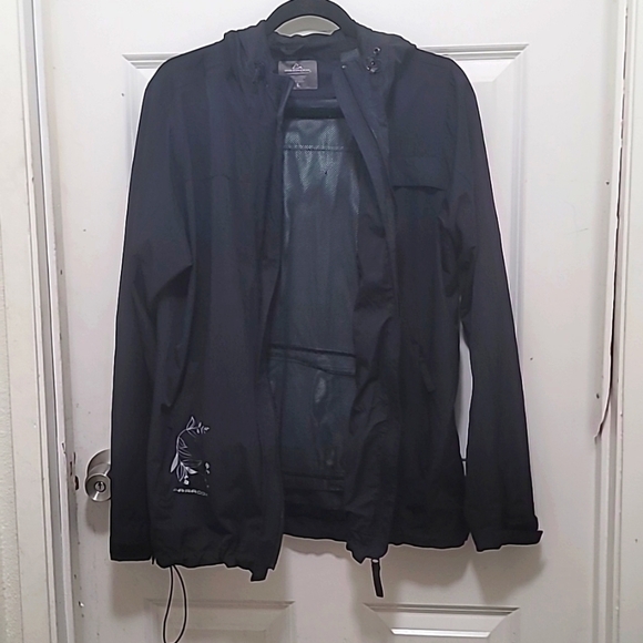 PARADOX WOMEN'S RAIN JACKET WITH  HOODED BLACK  SIZE L - Picture 7 of 8